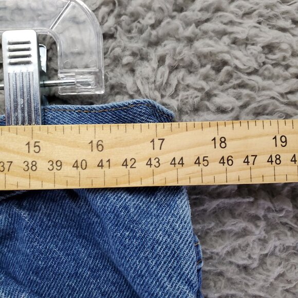 L.L. Bean Jeans Mens 36x32 Blue Relaxed Fit Flannel Lined Cotton Denim - Picture 5 of 10